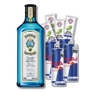Combo de Bombay (4 Red Bulls + 4 Gelos)
