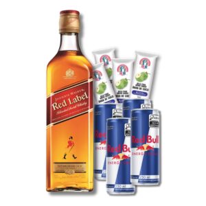 Combo de Red Label (4 Red Bulls + 4 Gelos)