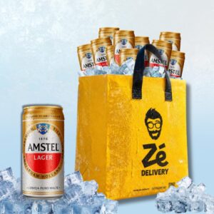 Amstel 269ml (10 unidades) + Sacooler com Gelo